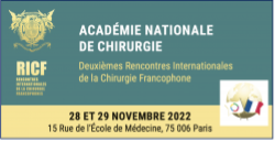 2e rencontres internationales de la chirurgie francophone 2022